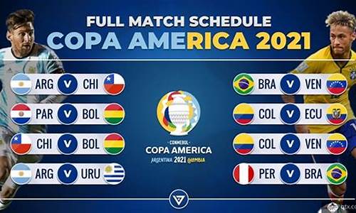 美洲杯赛程公布_美洲杯赛程2021决赛预测